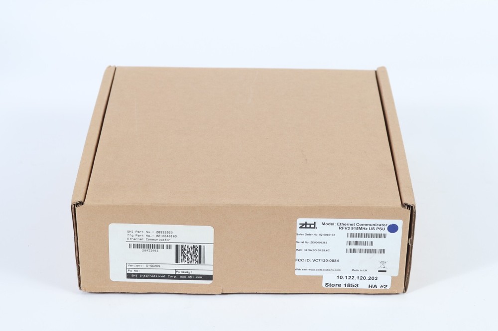 New Open Box ZBD Displays Ethernet Communicator RFV3 Electronic Label