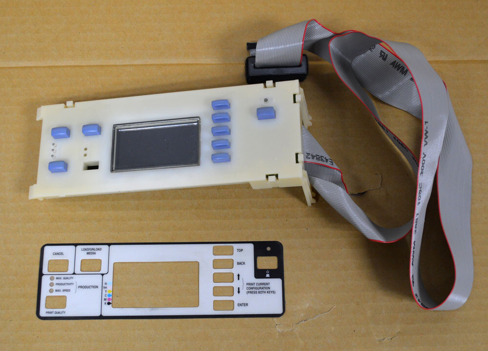 HP DesignJet 5500 Screen Control Panel Display Assembly Q1251-60243