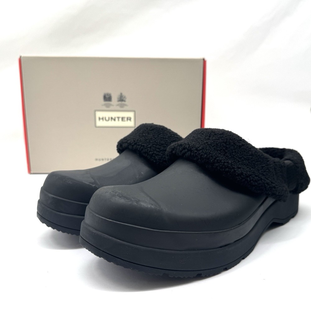 HUNTER Men's Original Play Clogs - Sherpa Lined sz 11US