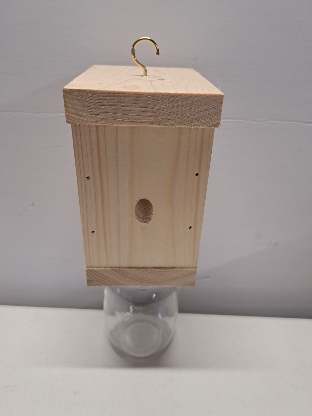 Handmade Pine Carpenter Bee Trap