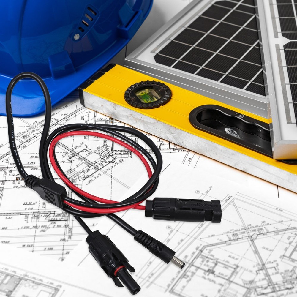 Solar Panel Extension Cable To DC 5.5 Mm Connector Wire For Solar Systems