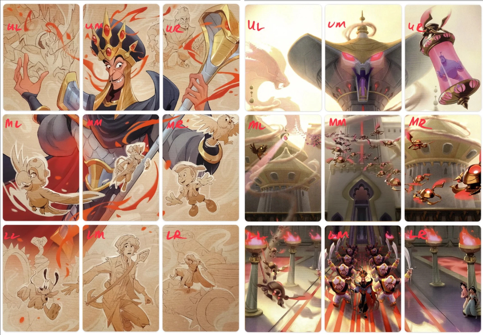 Ravensburger Disney Lorcana TCG - Reign of Jarar Puzzle Insert Single Cards