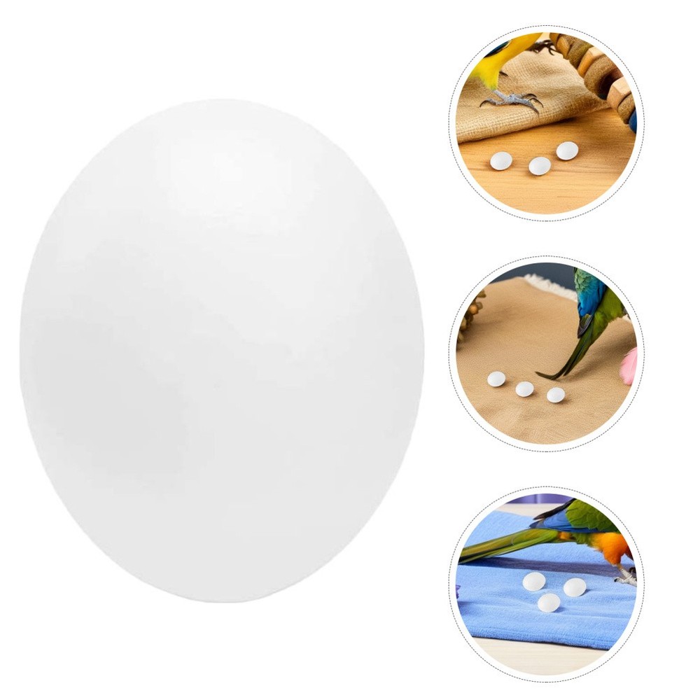 24 Pcs Faux Artificial Eggs Bird Behavior Training Props Nesting