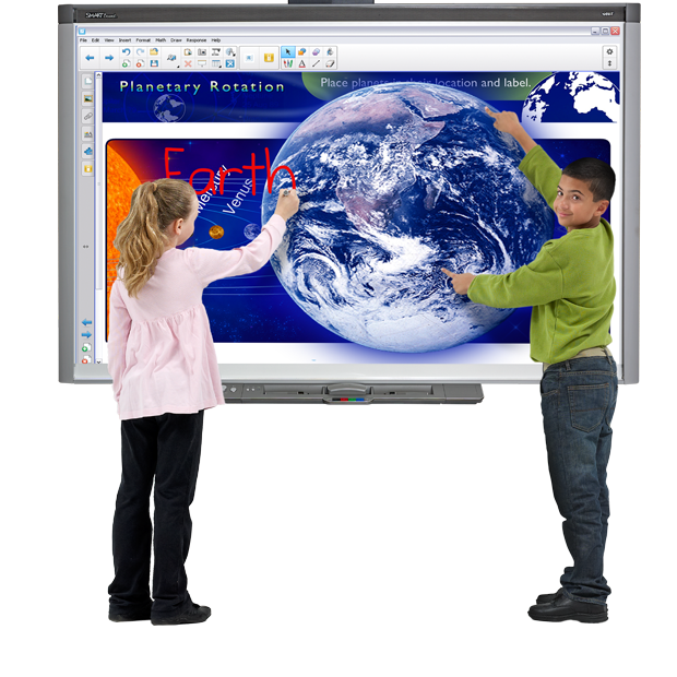 Interactive Smart Board SBX885 and Smart UF70W Projector