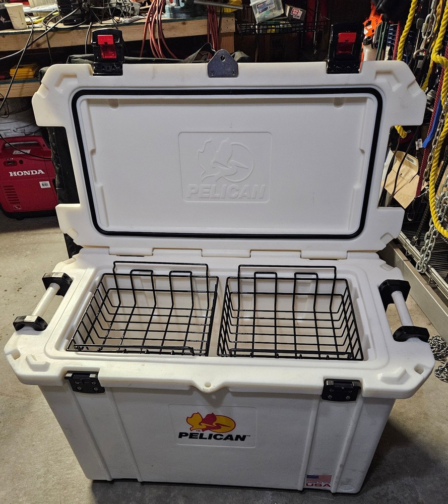 Pelican Elite 95 QT Cooler With Two Baskets