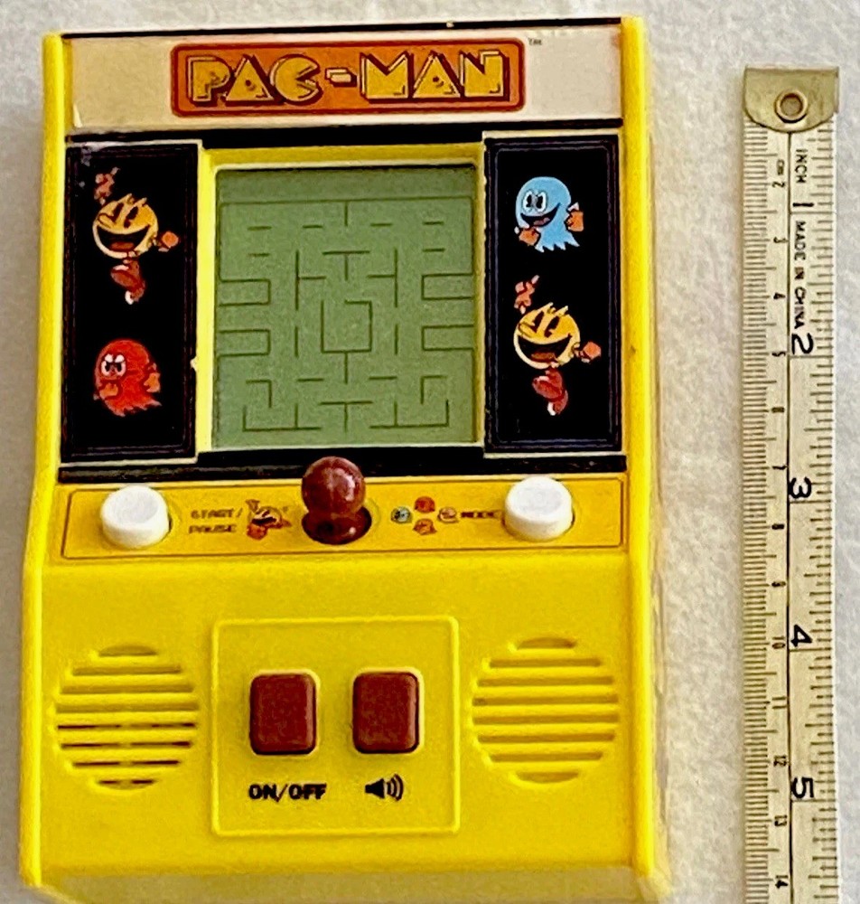 Pac-Man Handheld Classic Mini Arcade Game By Basic Fun WORKS!