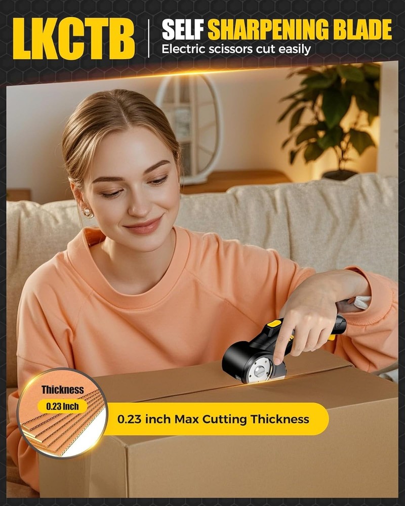LKCTB Electric Scissors, Cardboard Cutter