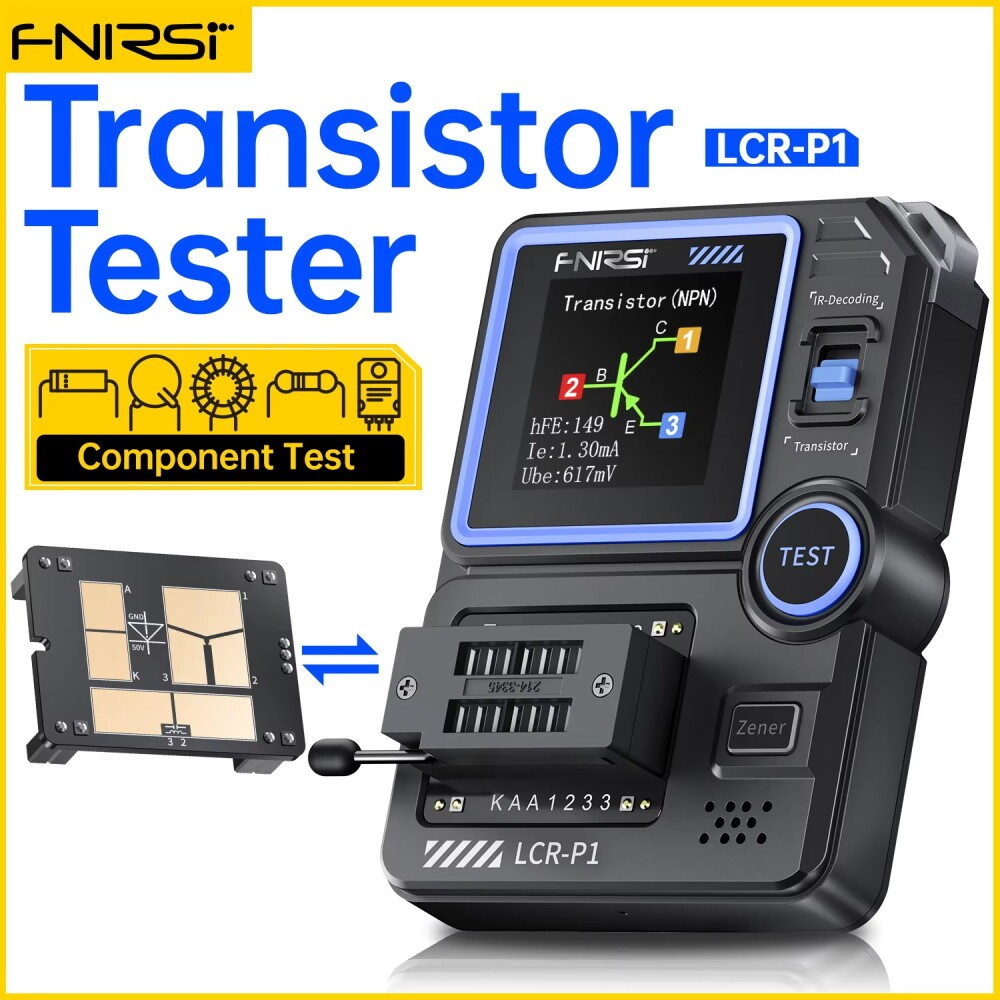 LCR-P1 Transistor Tester Capacitance Resistance MOSFET Diode Triode Meters