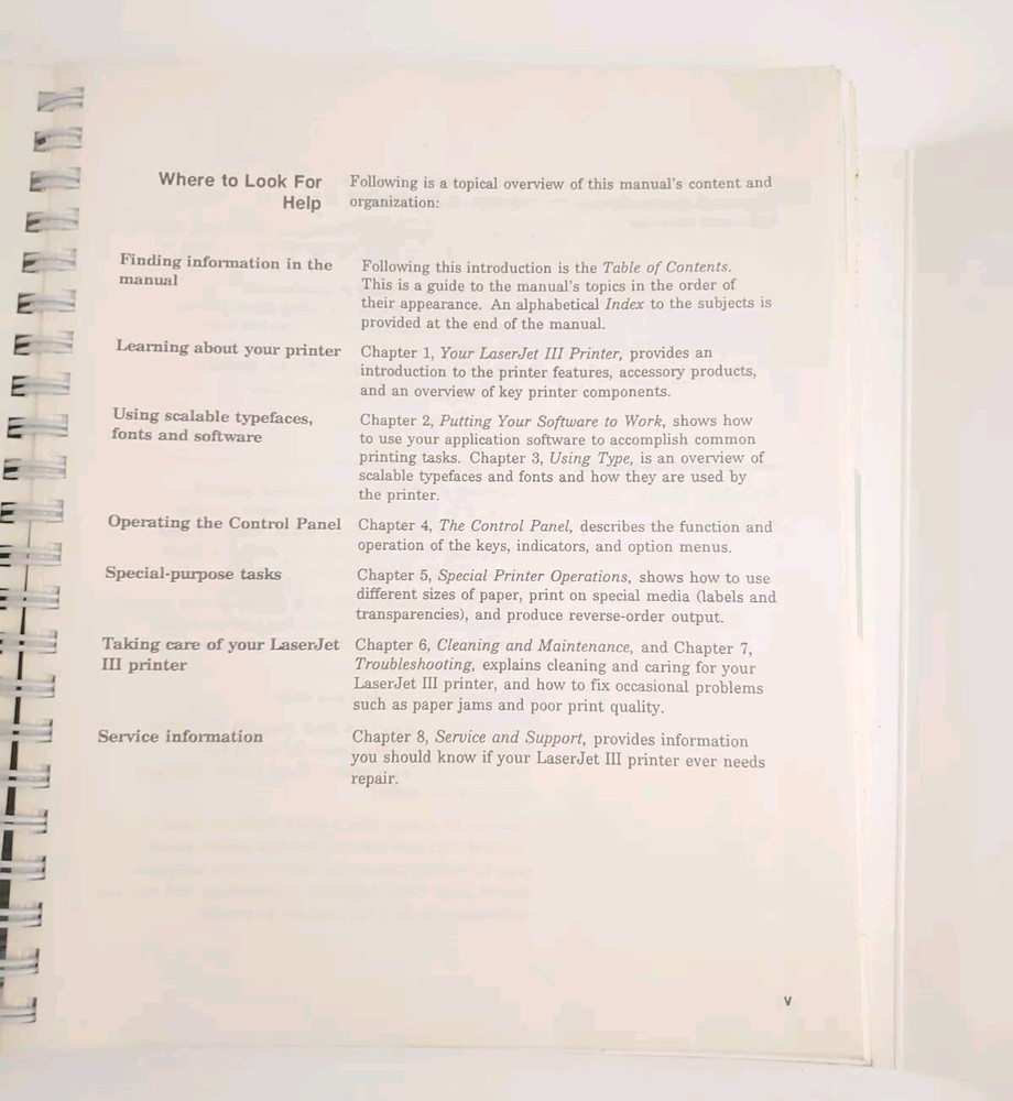 HP LASERJET III PRINTER USER'S MANUAL Software Application Notes Quick Reference