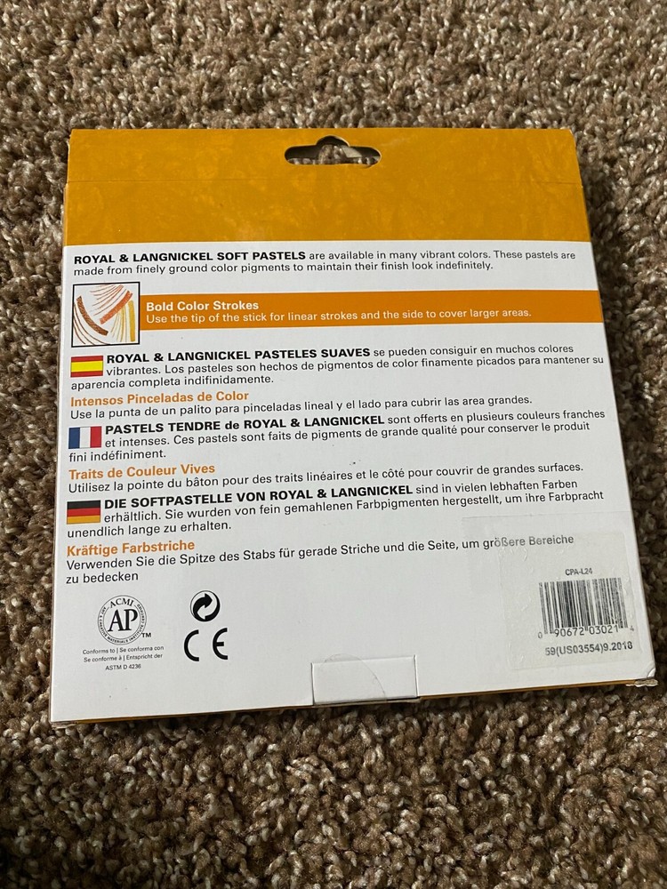 ROYAL LANGNICKEL SOFT PASTELS Pack 24 Colours