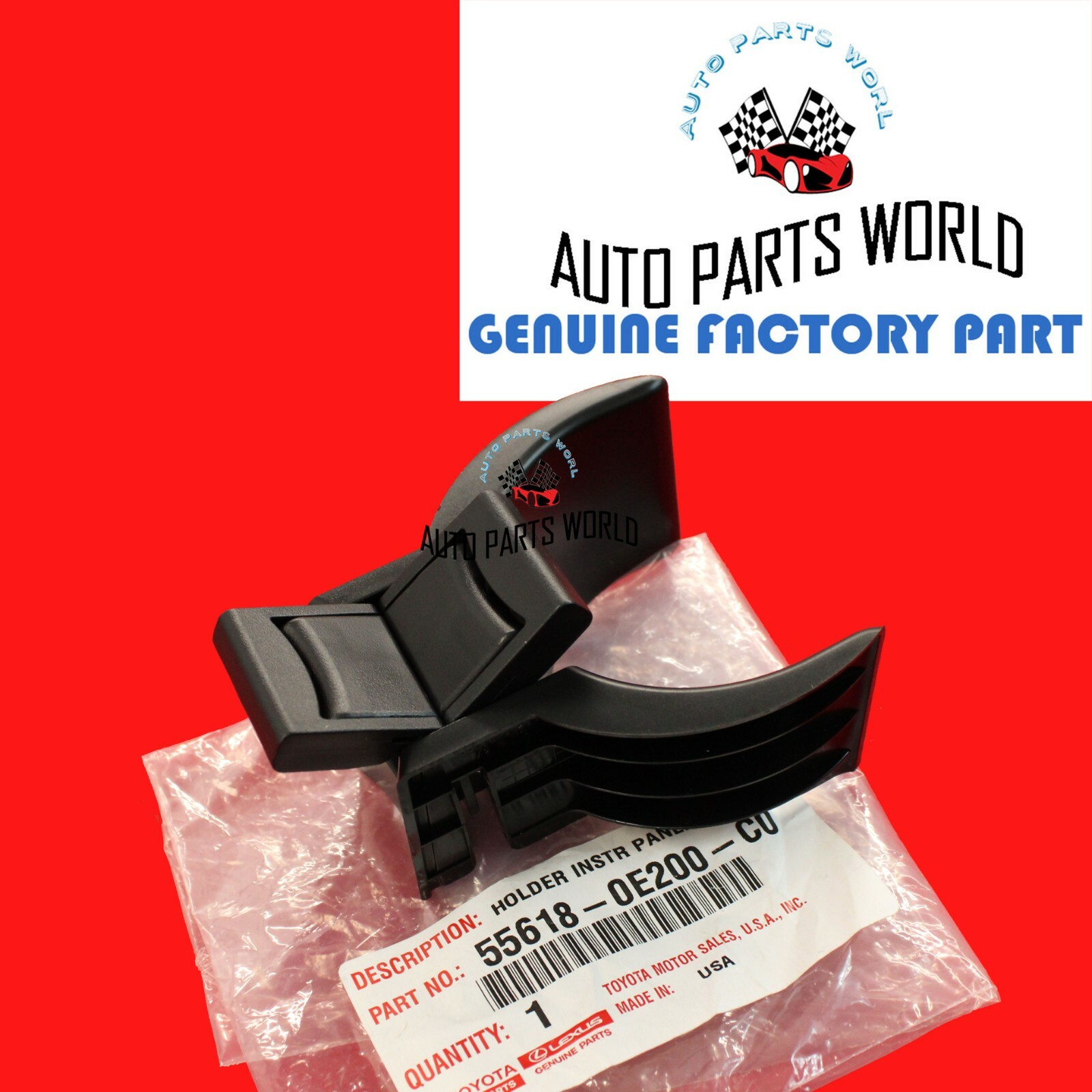 GENUINE TOYOTA 17-19 HIGHLANDER CONSOLE CUP HOLDER INSERT DIVIDER 55618-0E200-C0