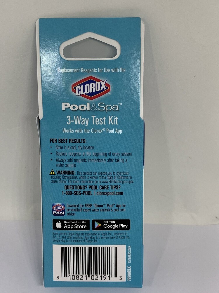 Clorox Pool Reagent Refill for 3-Way Test Kit