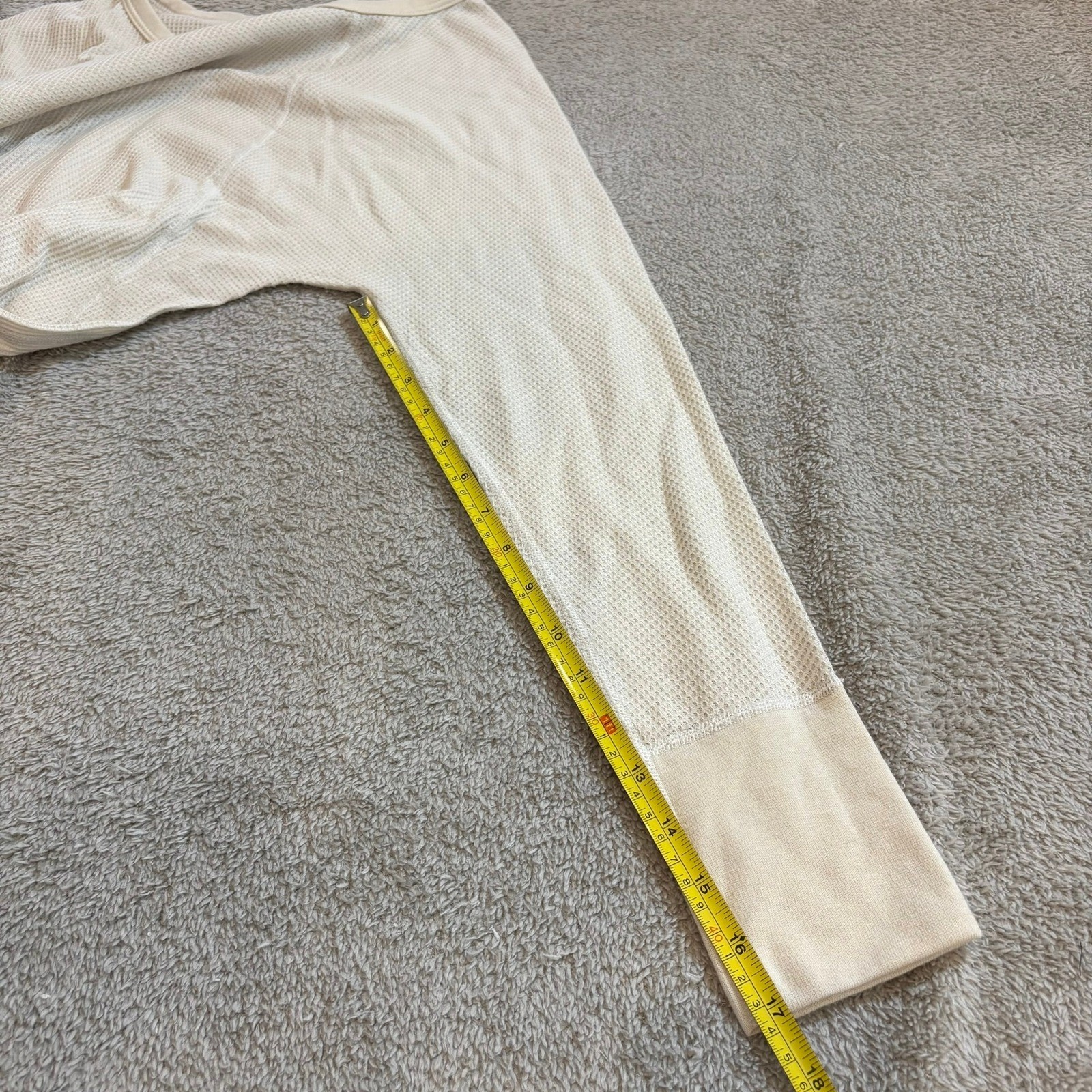 Triple Aught Design TAD Merino Wool Waffle Knit Thermal Shirt Mens L Made USA