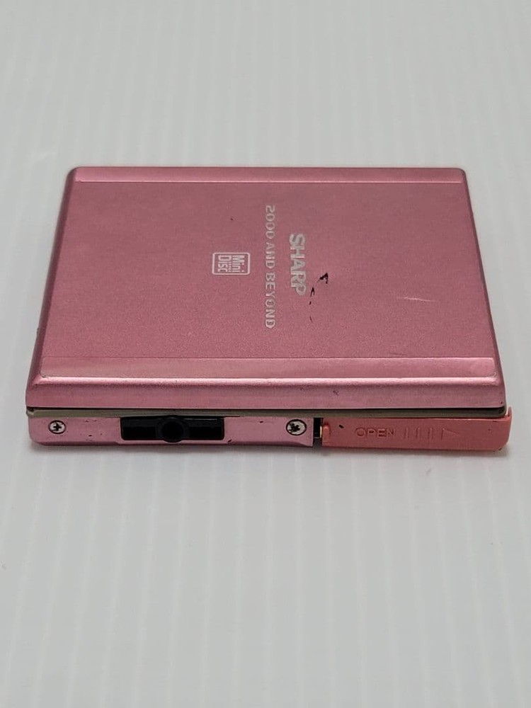 Sharp MD-ST531-P Portable MD Player Made in Jpana Untested