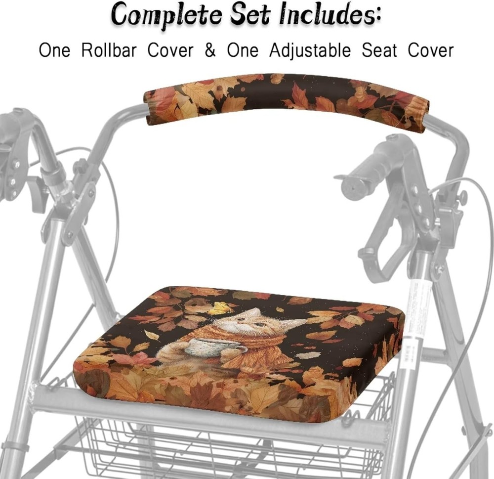 Fall Cat Walker Seat Covers Driver Rollator Accessories Protection Removable ...