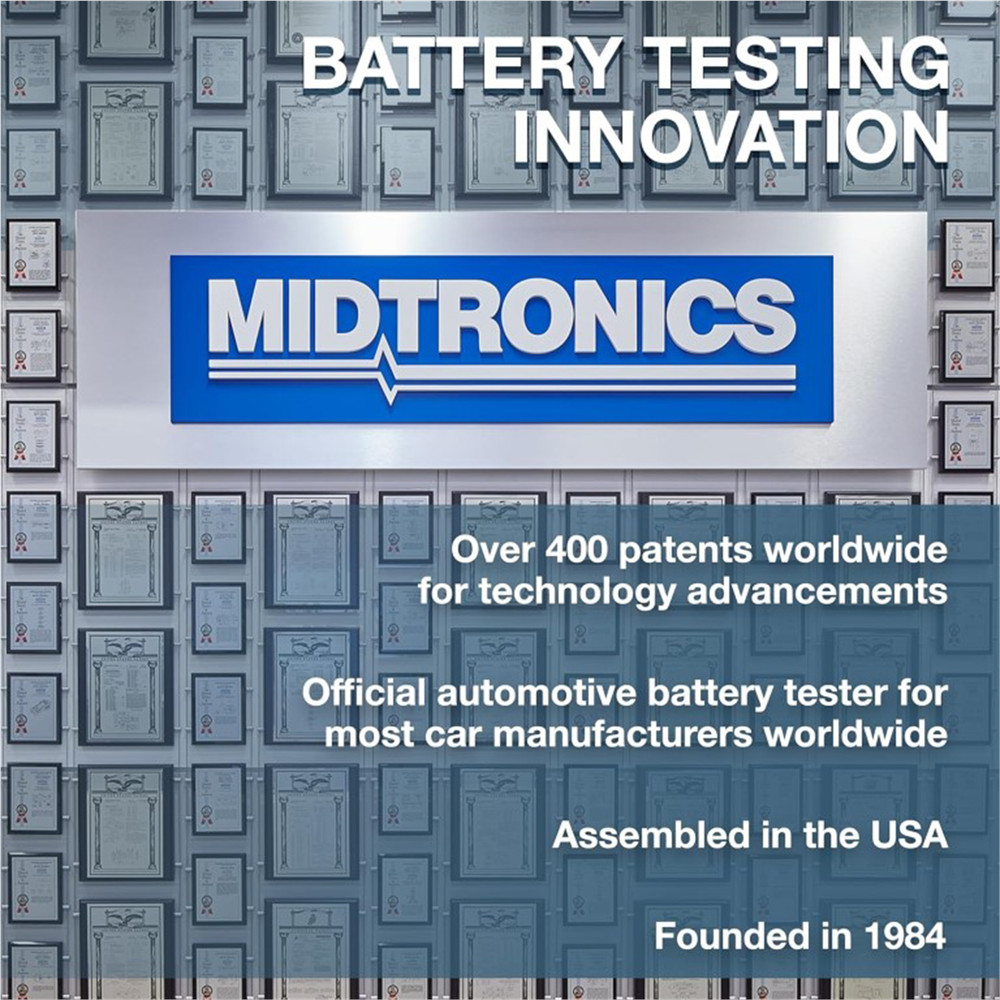 Midtronics Battery and Electrical System Analyzer- MDX-AI- 30 foot Cable with Po