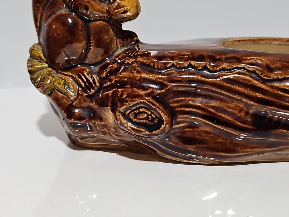Mid Century Modern Squirrel Planter Ceramic MCM