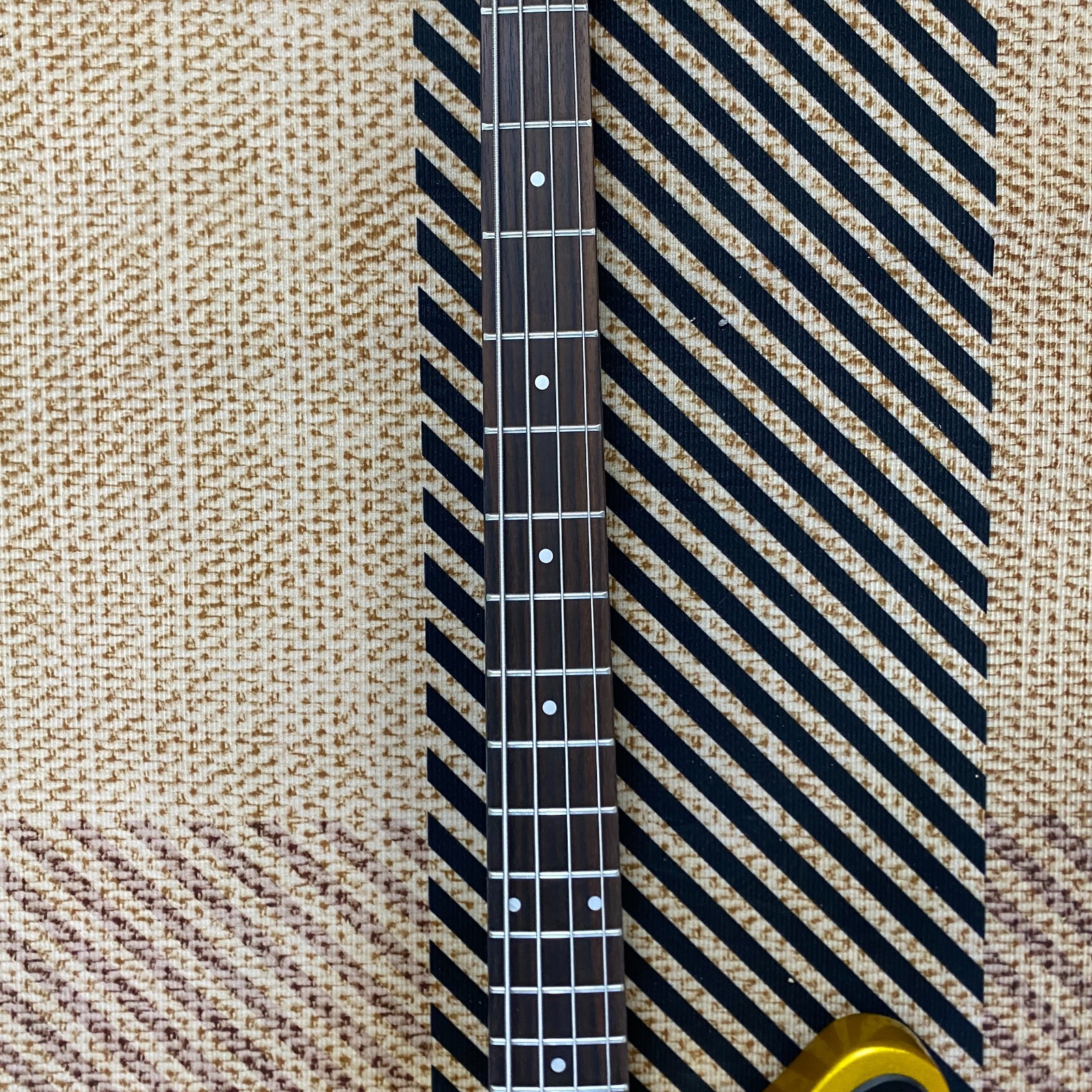 Bass Guitar Gold Mahogany Body 4String New Product