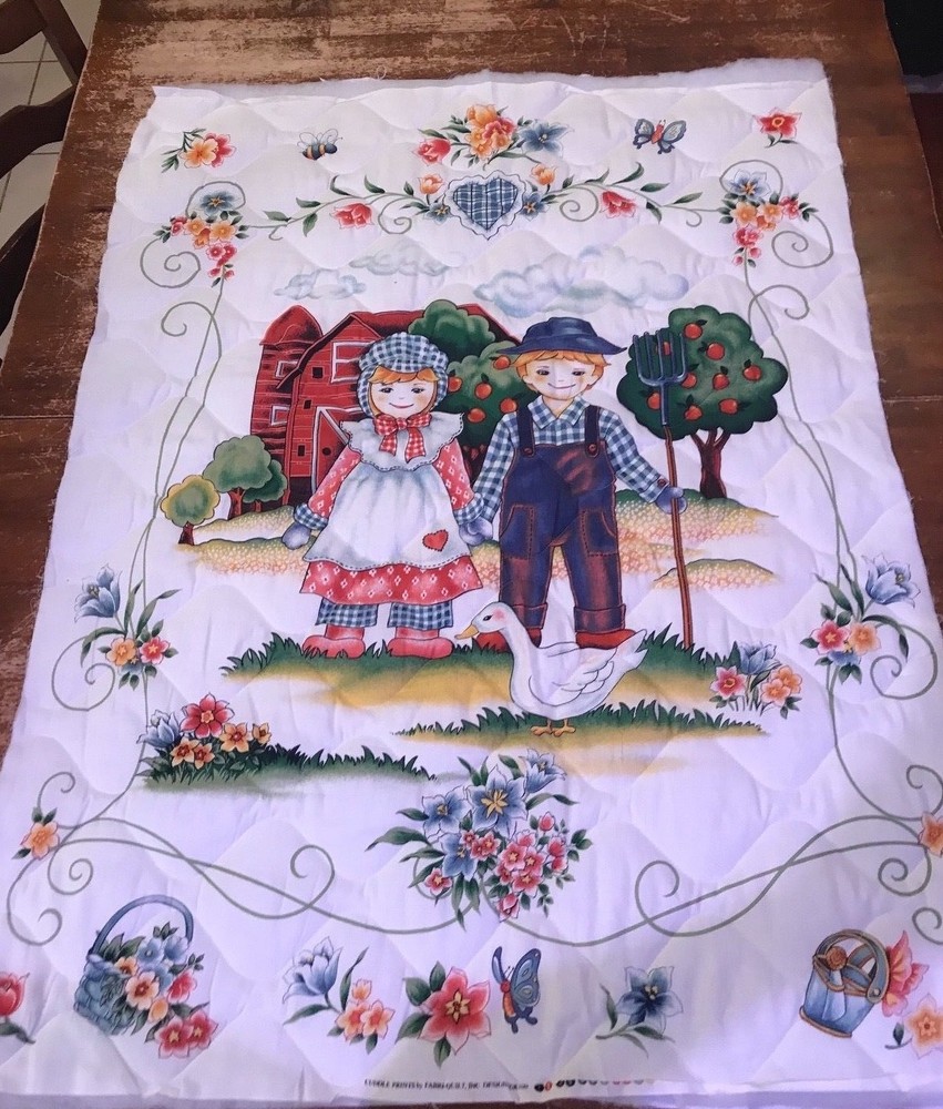Quilt fabric 33" X 43"