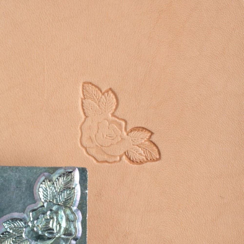 Rose Corner 3D Stamp 8534-00 by Tandy Leather