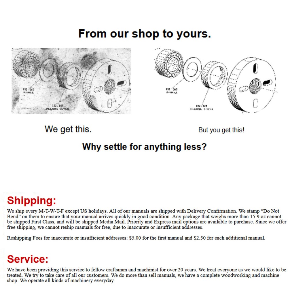 BLANCHARD 11 Surface Grinder Service Operator's & Maintenance Manual 0779