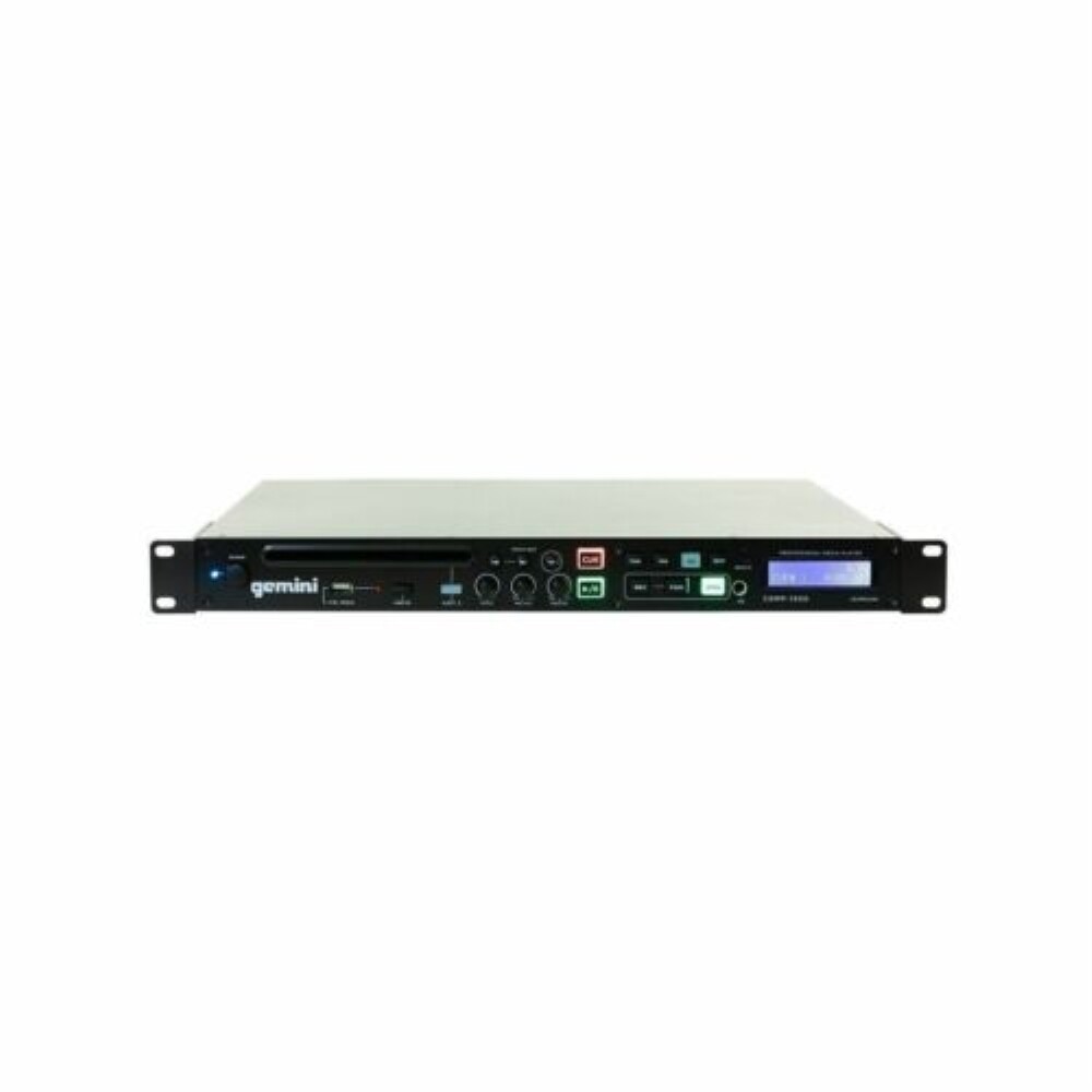 Gemini Pro DJ Audio Equipment Mountable Single Disc CD Media Player USB Input