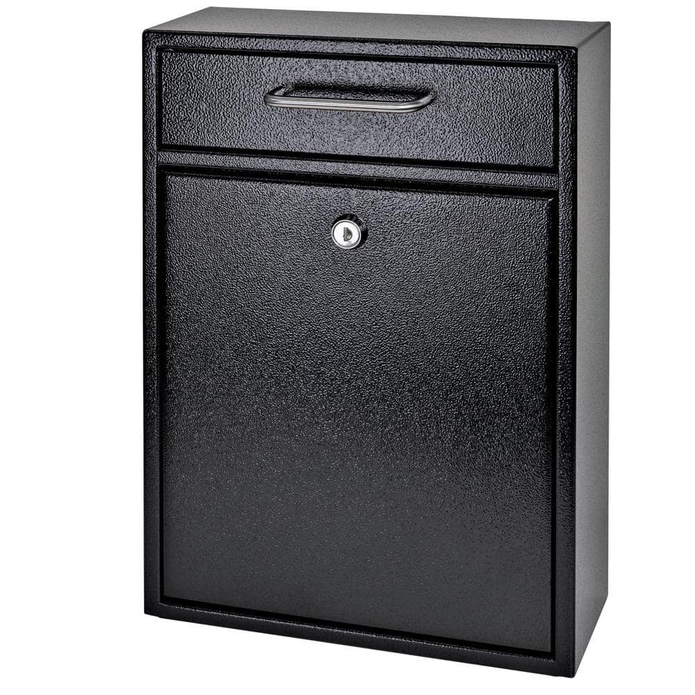 Mail Boss Olympus Locking Wall-Mount Drop Box with High Security Reinforced