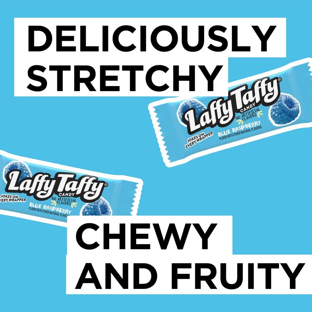 Candy Blue Raspberry Flavored Individually Wrapped 145 Pieces