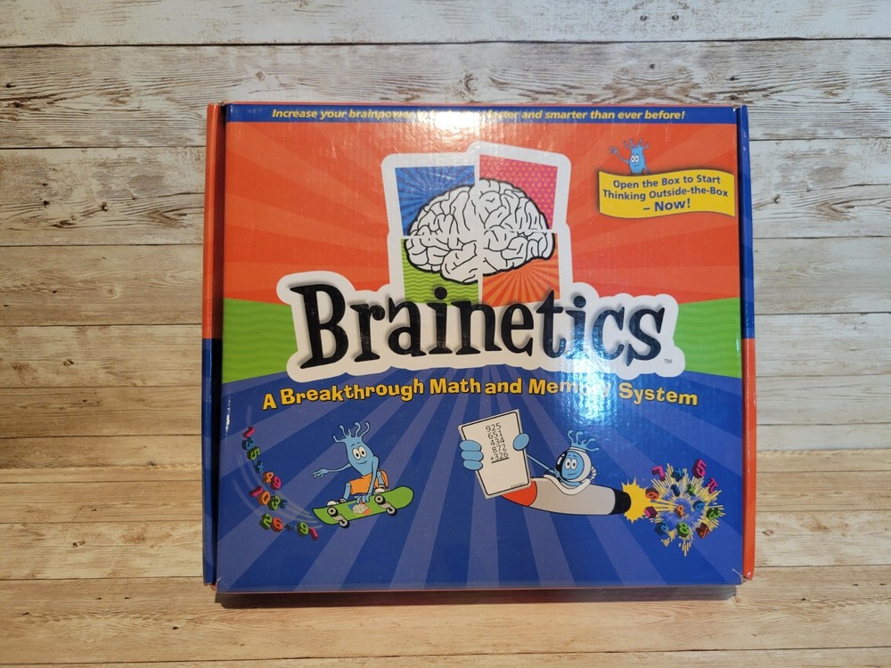 Brainetics: A Breakthrough Math and Memory System (5 DVDs & Cards) Complete Box