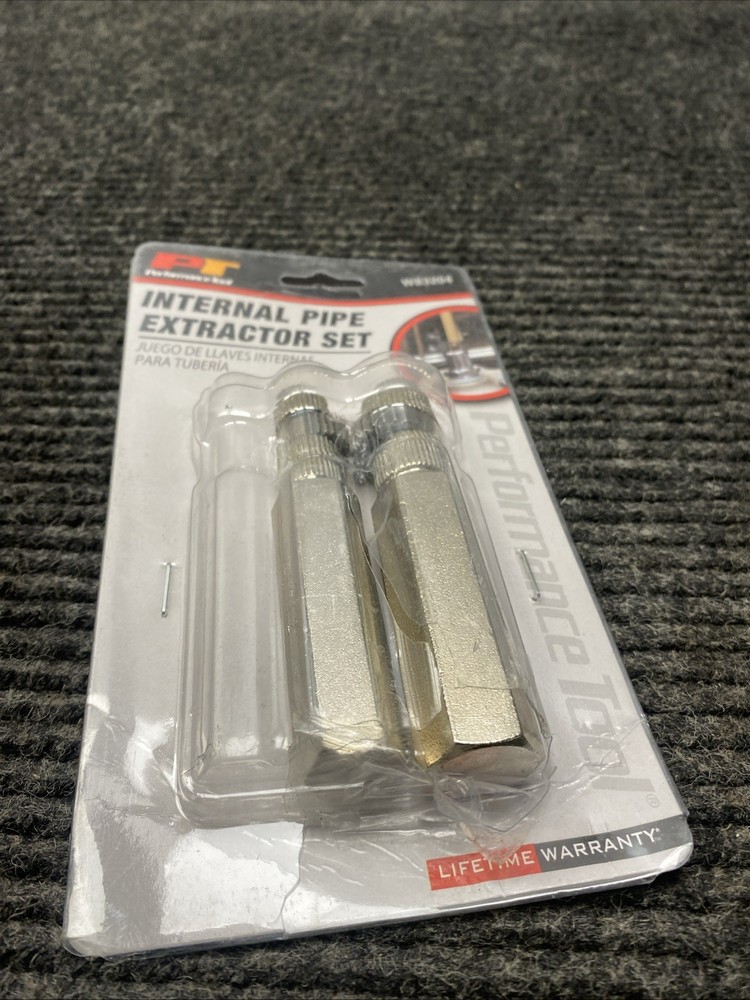 Performance Tool W83204 2 Piece Set 1/2", 3/4", Internal Pipe Extractor