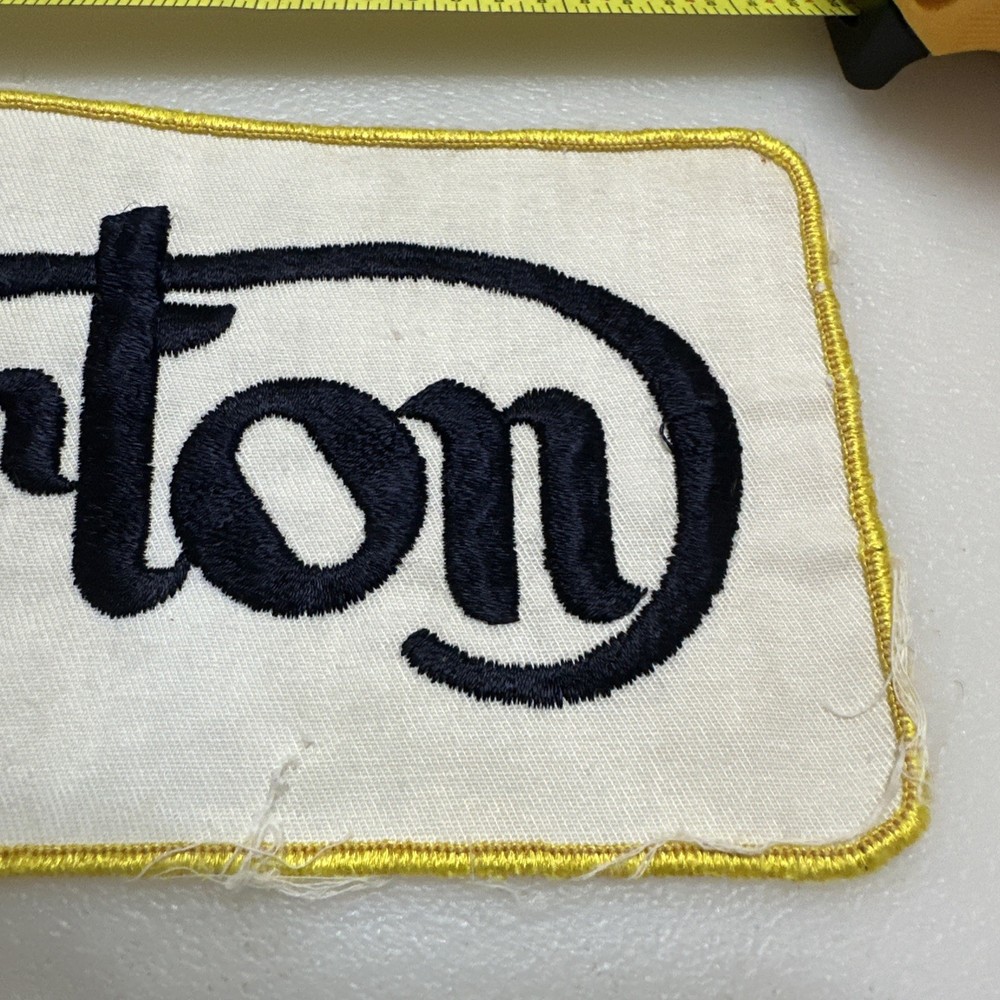 Extra Large 10 1/2” Vintage Norton Motorcycle Patch Commando NOS. Rare