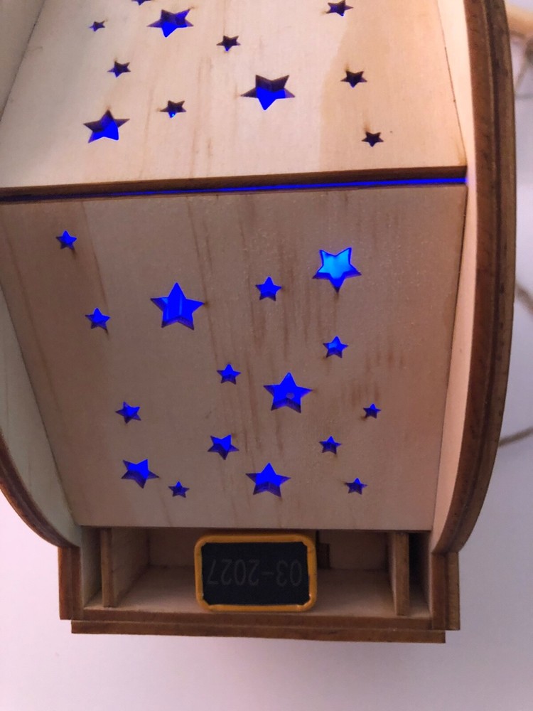 Happy Sun Wooden Lantern