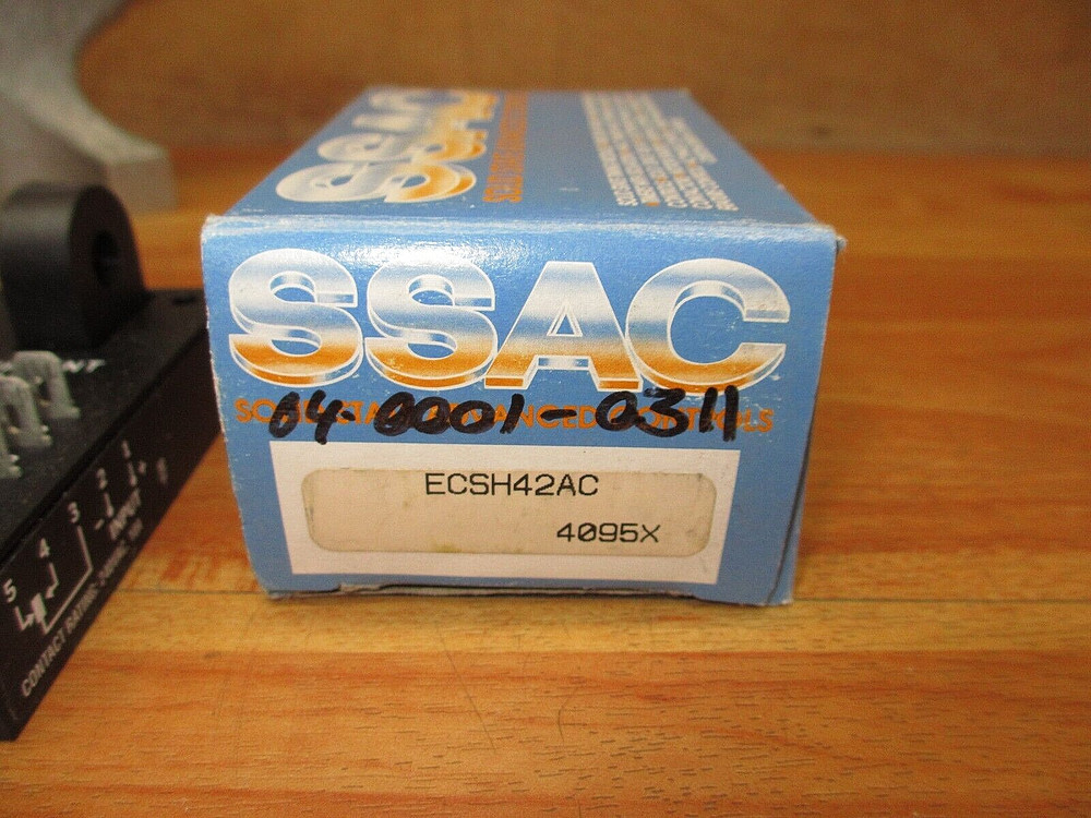 SSAC ECSH42AC *NEW* AC Current Sensor Solid State Control Time Delay 120VAC