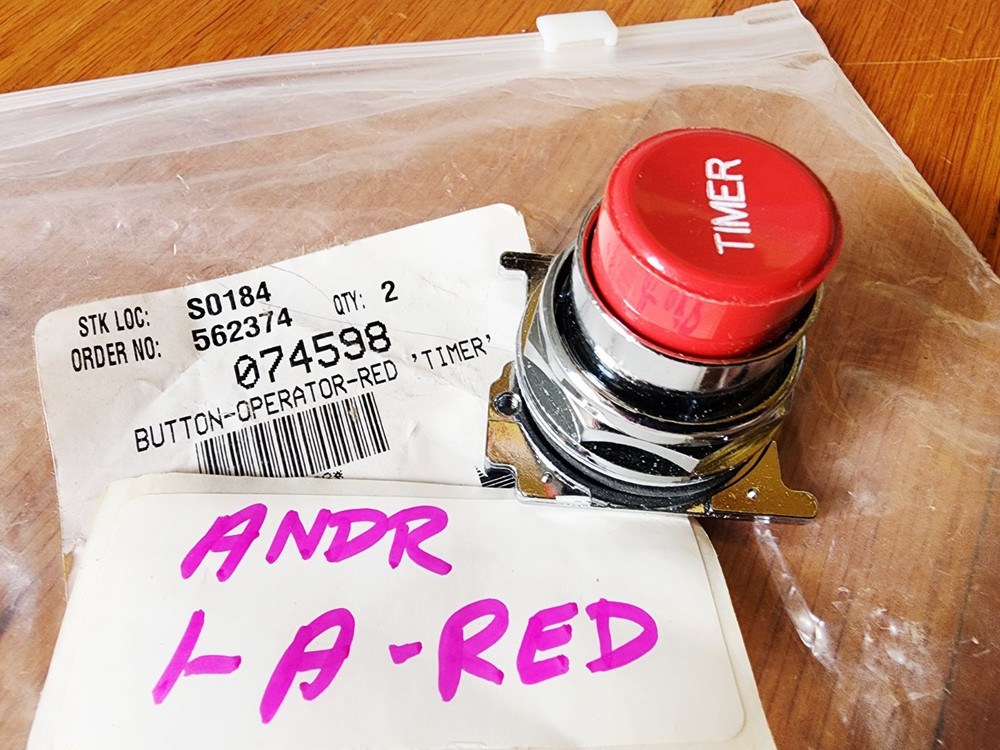 Taylor Freezers 074598 Operator Timer Button