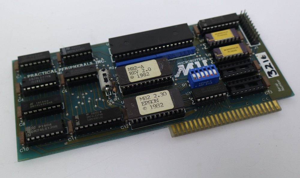 Practical Peripherals Inc MicroBuffer II MII MB2-A Epson for Apple II UNTESTED
