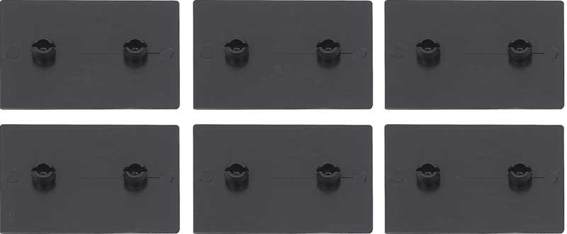 1968-74 Mopar A / B / E-Body 6 Piece Leaf Spring Plastic Interliners