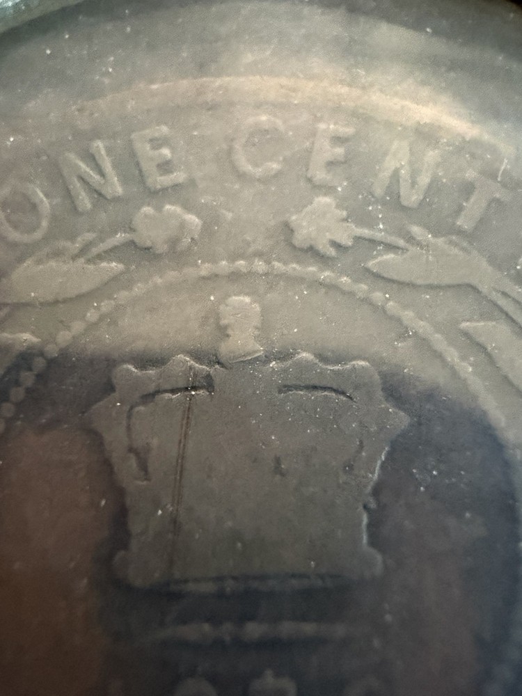 1876 H Newfoundland One Cent