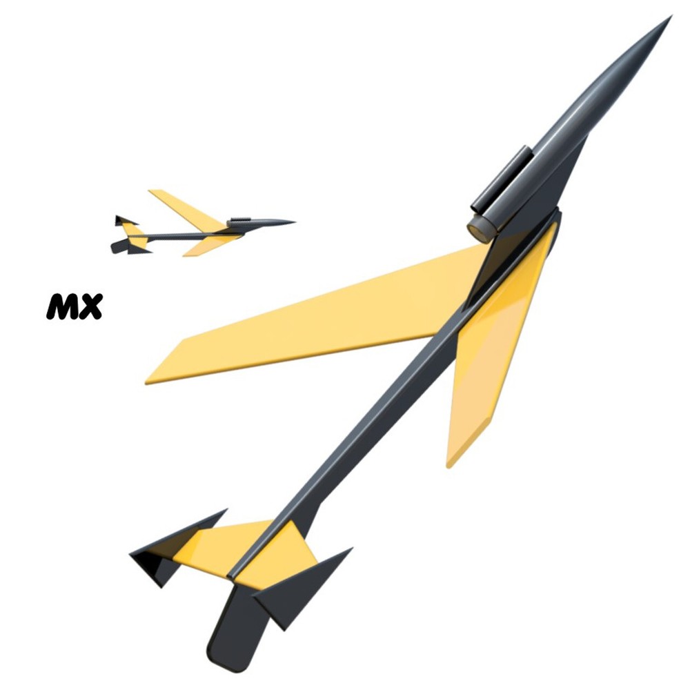 Semroc Flying Model Rocket Kit Micro(MX) Hawk™   KMX-11