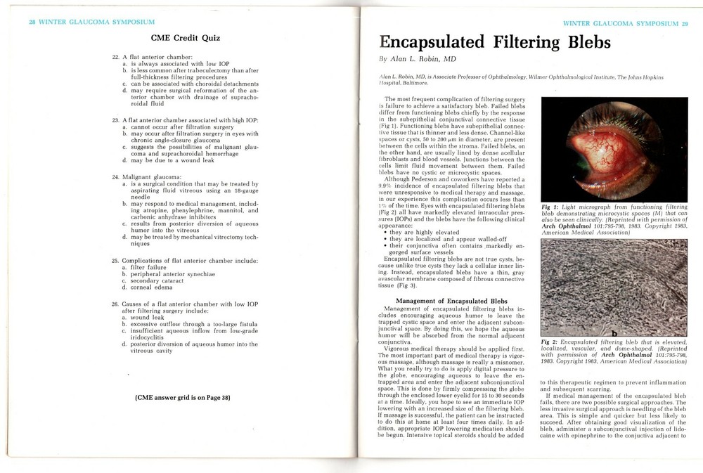 Third Annual Winter Glaucoma Symposium - Cancun, Mexico 1987 - Synopsis Program