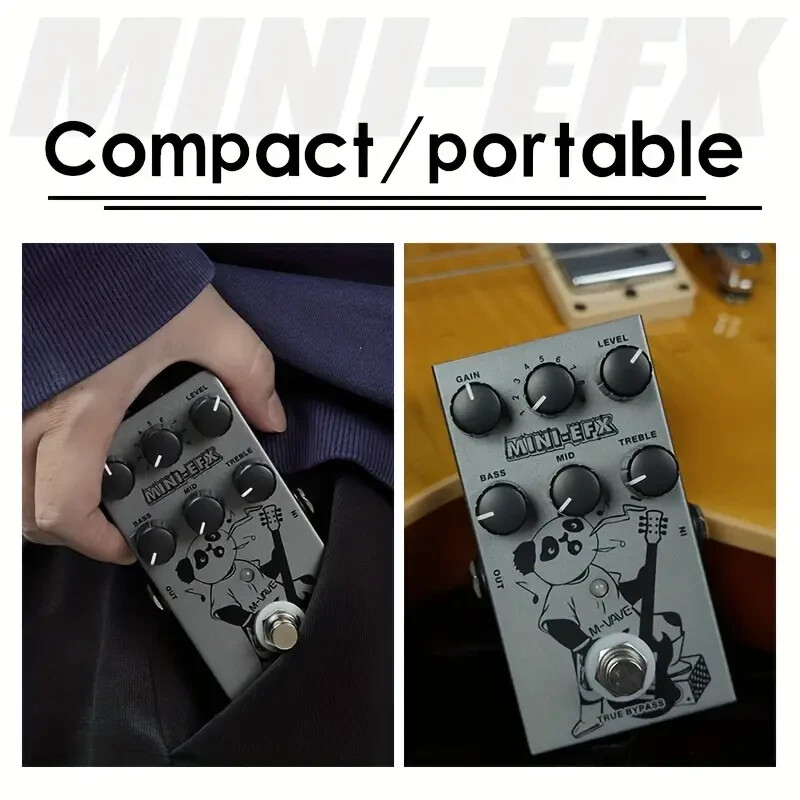 M-VAVE Electric Effects Pedals Overload Distortion Effector