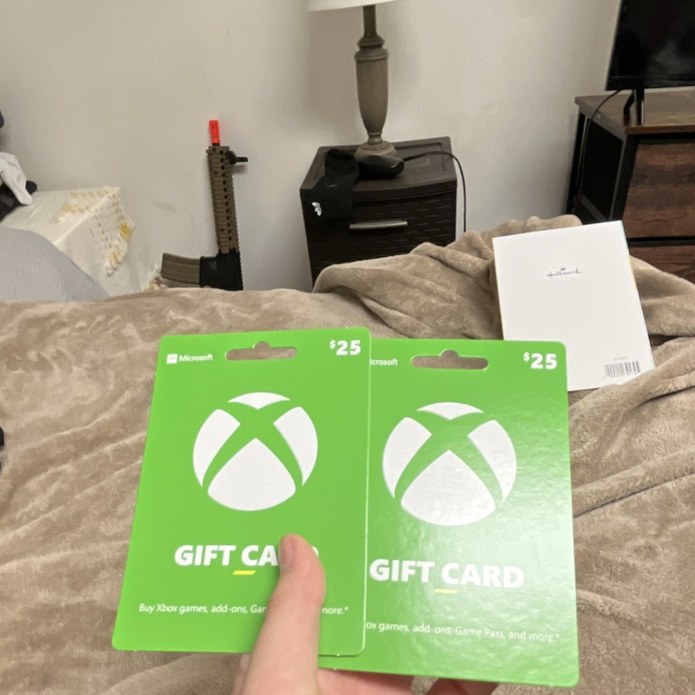Microsoft Xbox $25 Gift Card 2 Pack Computers & Electronics No Expiration