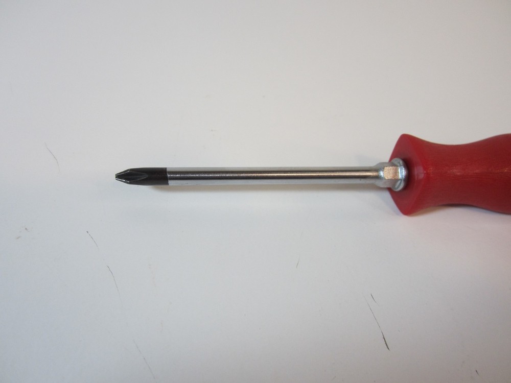 MAC TOOLS PB2031AR #1-Phillips x 3" screwdriver Red Hard Handle **NEW**