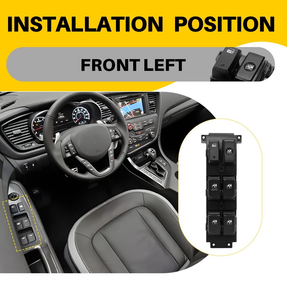 Front Left Driver Side Power Window Switch For Hyundai Santa Fe CM 2007-2013