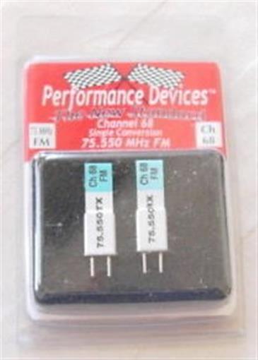 Hitec 75Mhz FM Crystal Set - Channel 68