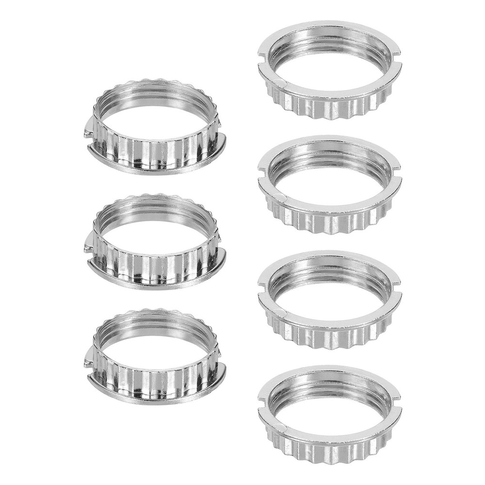 7 Pcs G9 Light Socket Rings Metal for 1-1/16in Thread Diameter G9 Socket(Big)