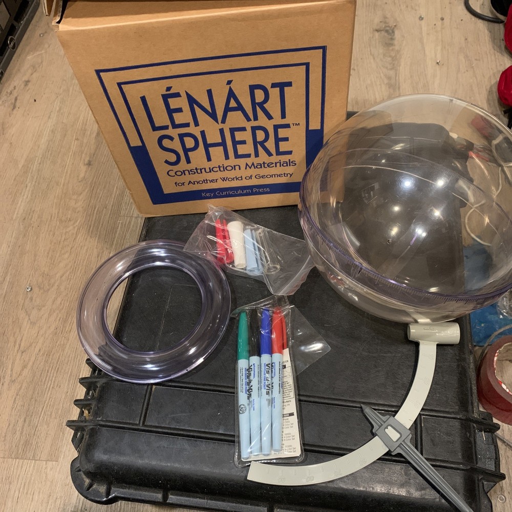 Lenart Sphere Kit Key Curriculum Press Geometry Teaching Tool  1996