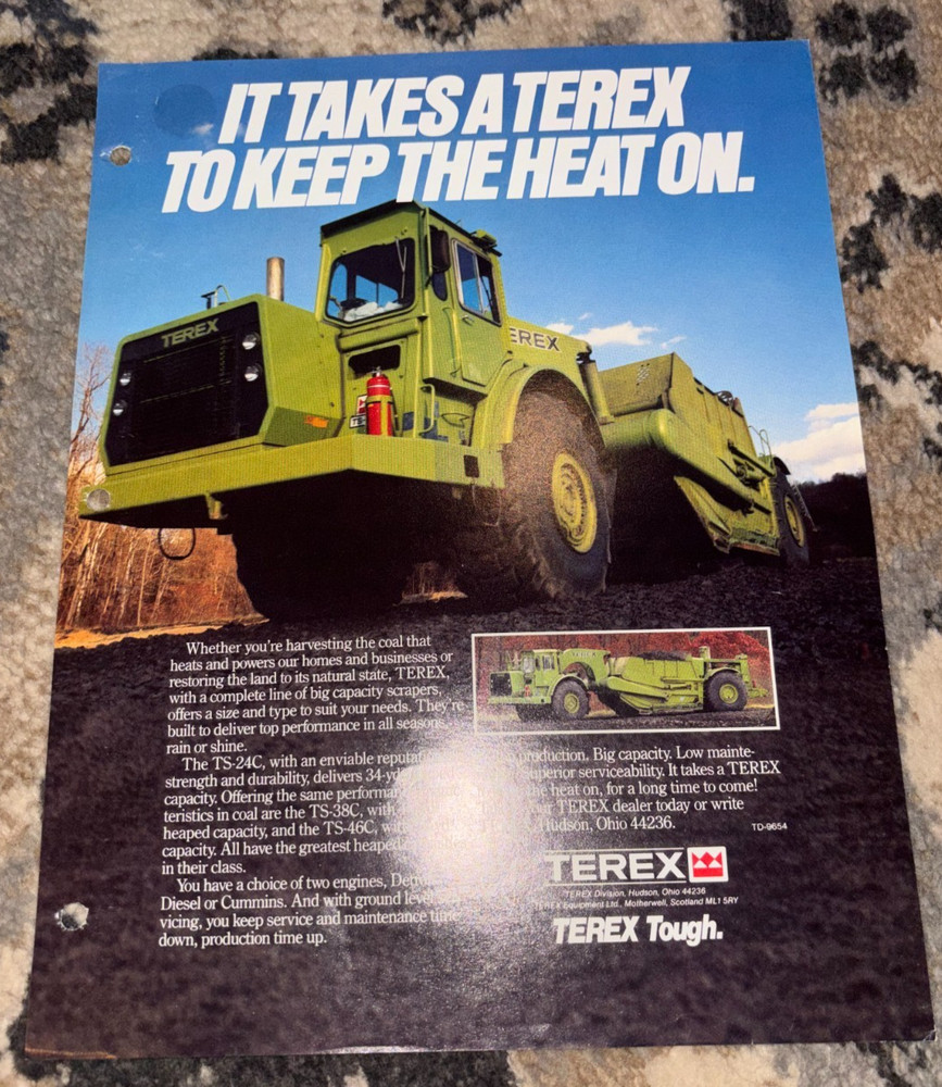 Terex TS-24C Scraper Brochure AMIL25