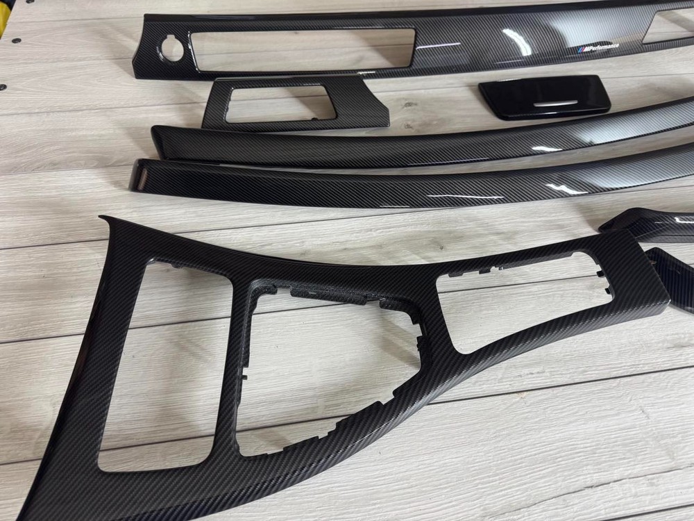 BMW E90 E91 Interior trim set NON IDRIVE ! Carbon FIBER LHD