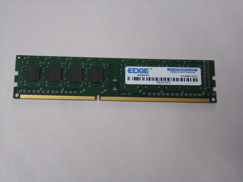 EDGE 4GB 1RX8 PC3-12800 PC DESKTOP RAM MEMORY TESTED!!  Ch161