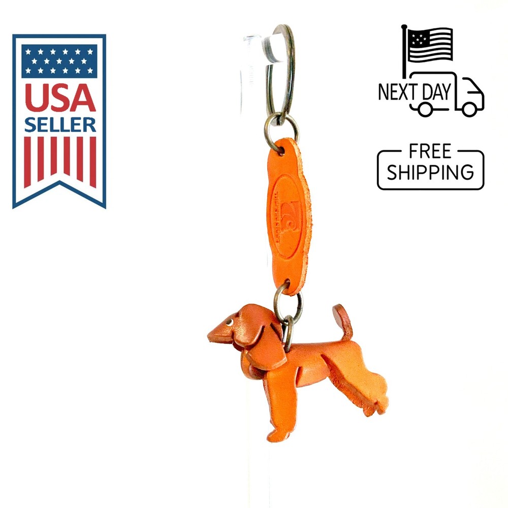 POODLE Handmade Leather Keyring